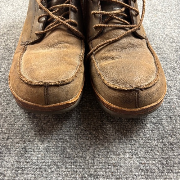 OLUKAI Men’s Brown Leather Hamakua Chukka Boots size: 12 - Picture 11 of 12